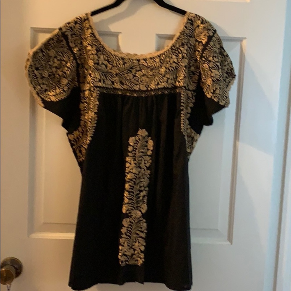 Oaxacan,San Antonino tunic top like mi golondrina